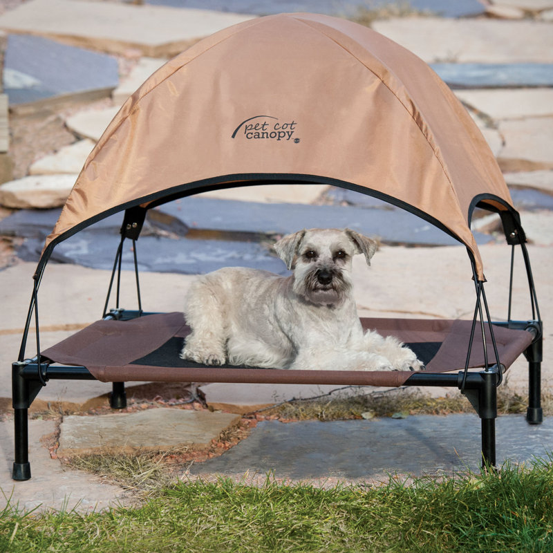 K H Pet Cot Canopy Medium Tan